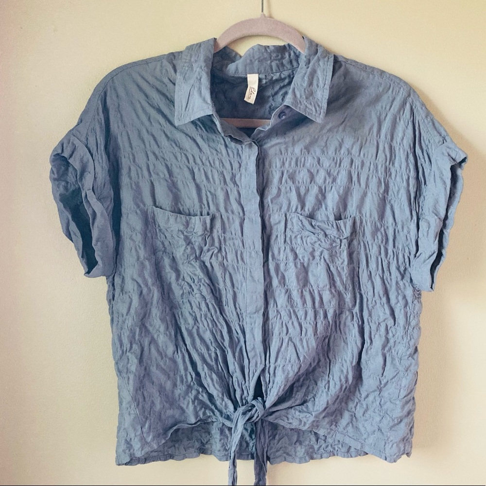 Elan Button Down Top